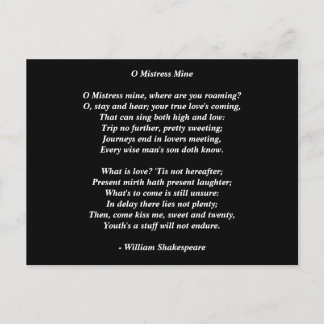 Postcard-Love Art-Love Poem 8 Postcard