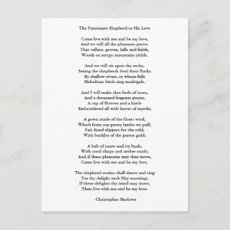 Postcard-Love Art-Love Poem 9 Postcard