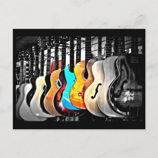Postcard-Love the Arts-Guitars 2 Postcard