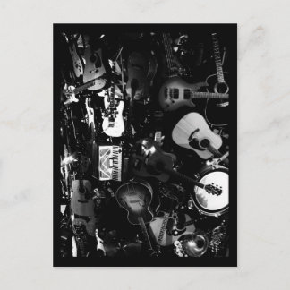Postcard-Love the Arts-Guitars Postcard