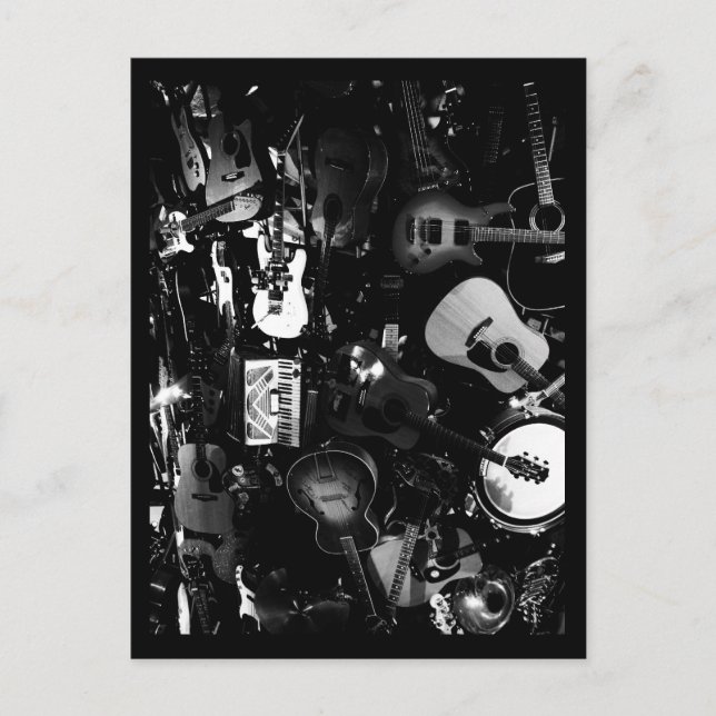 Postcard-Love the Arts-Guitars Postcard (Front)