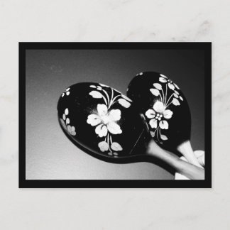 Postcard-Love the Arts-Maracas Postcard