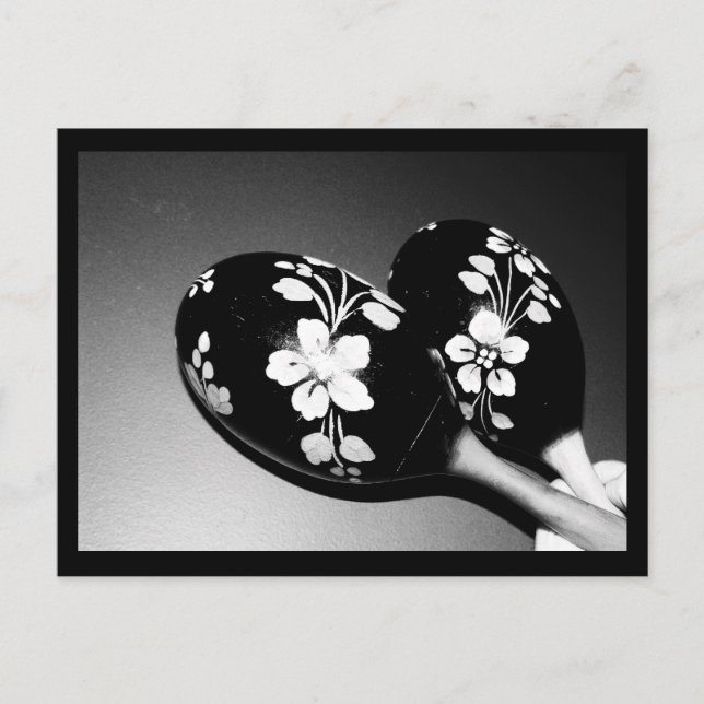 Postcard-Love the Arts-Maracas Postcard (Front)