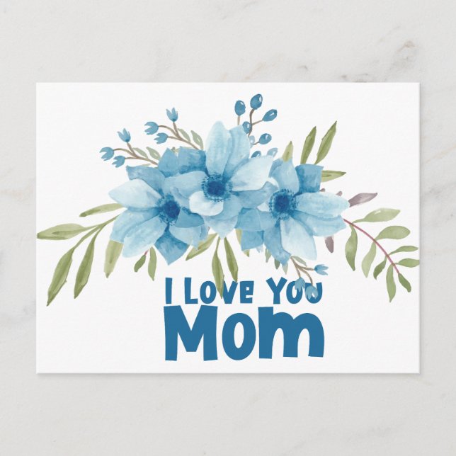 Postcard loves mom (Front)