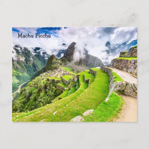 Postcard Machu Picchu Cusco _ Peru