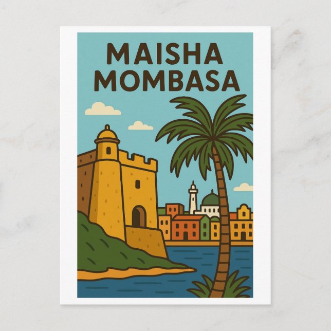 Postcard - Maisha Mombasa (Front)