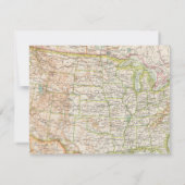 Postcard Map Travel Recipe Card (Back)