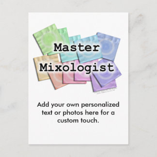 Postcard - MASTER MIXOLOGIST