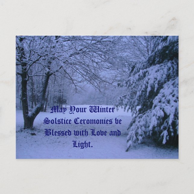 Postcard, May Your Winter Solstice Cerom... Postcard (Front)