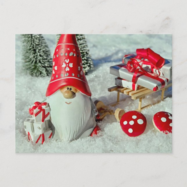 Postcard. Merry Christmas. Holiday Postcard (Front)