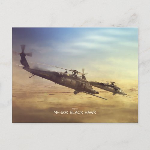 Postcard MH_60K Black Hawk 