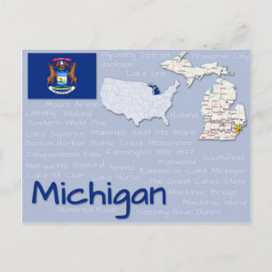 Postcard "Michigan"