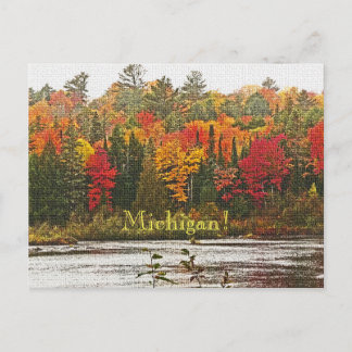 POSTCARD/MICHIGAN!/VIBRANT FALL COLORS POSTCARD