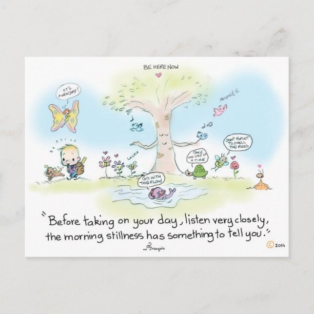 Postcard Morning stillness (Front)