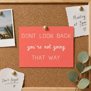 Postcard   Motivational Quote Wall Decor Card