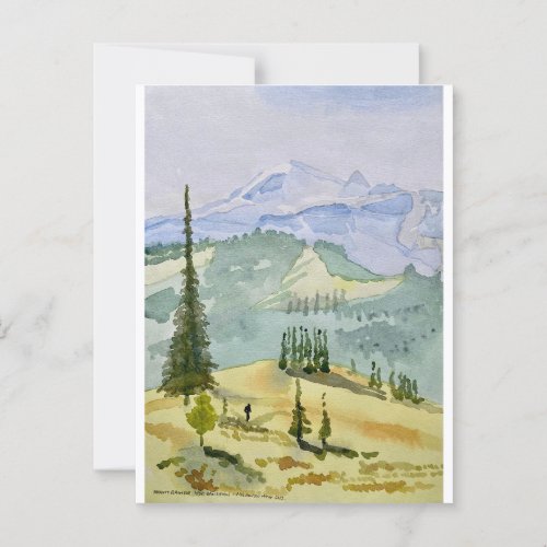 Postcard _ Mount Rainier