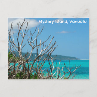 Postcard Mystery Island, Vanuatu.