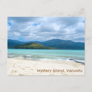 Postcard Mystery Island, Vanuatu.