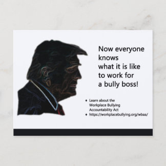 Postcard-Narcissistic Boss Postcard