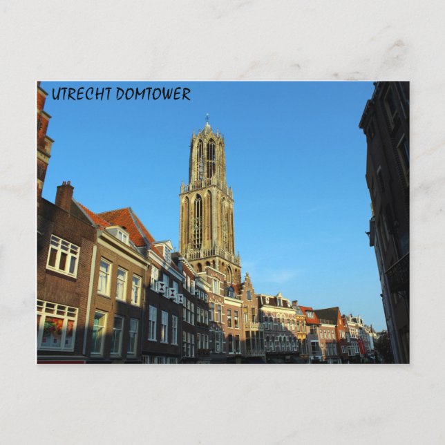 POSTCARD - NETHERLANDS UTRECHT CITY DOMTOWER (Front)