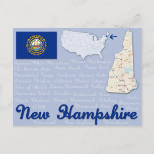 Postcard "New Hampshire"