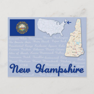 Postcard "New Hampshire"