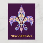 Postcard New Orleans Fleur-de-lis at Zazzle