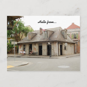 Postcard New Orleans Louisiana Lafitte's Bar
