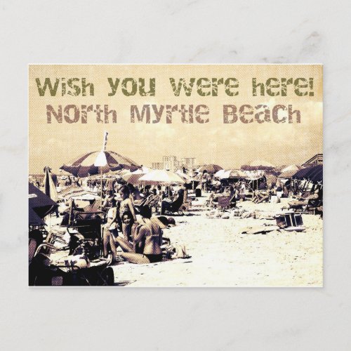 postcard north myrtle beach south carolina