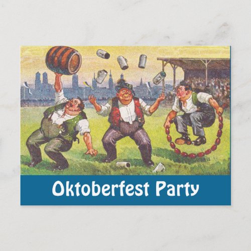 Postcard Octoberfest Party Oktoberfest Celebration