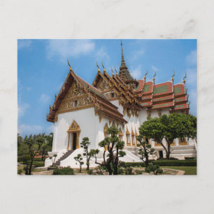 Postcard of a scenic temple in Thailand