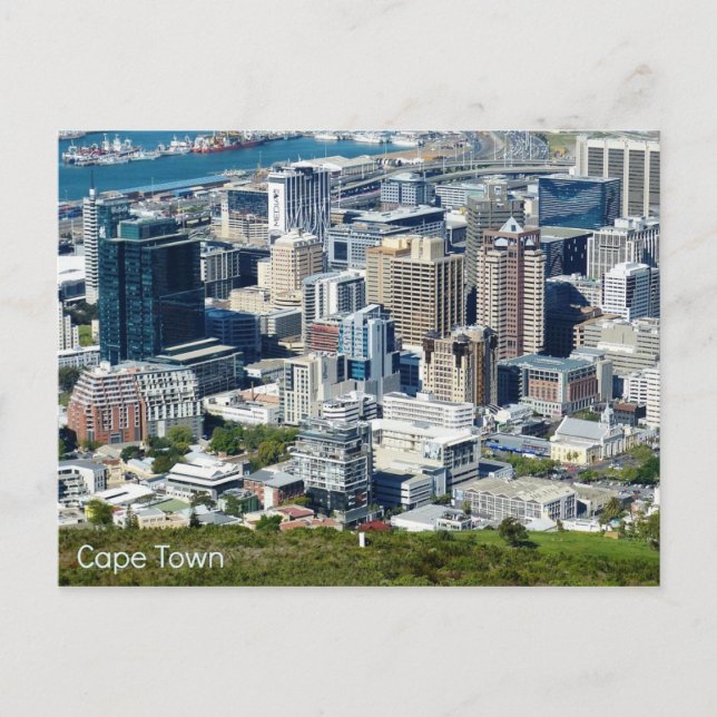 Postcard of Cape Town City Center, South Africa (Front)