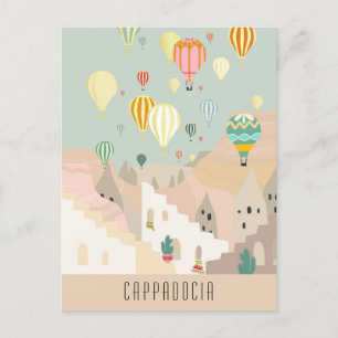 Postcard Of Cappadocia Kapadokya Balloon Dream