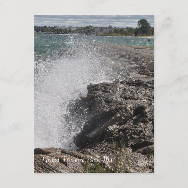 Postcard of Grand Traverse Bay, MI (Front)