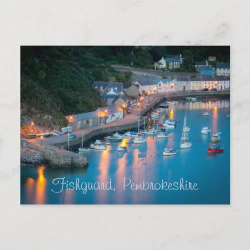 Postcard of Lower Town Fishguard Pembrokeshire