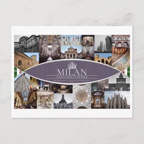 Postcard of Milan