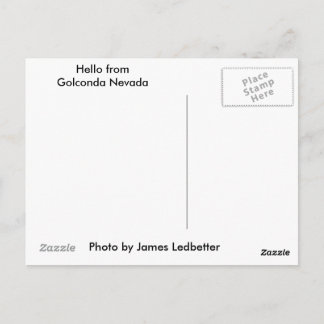 postcard of old school house in Golconda Nevada.