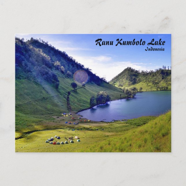 Postcard of Ranu Kumbolo Lake Indonesia (Front)