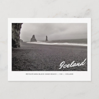 Postcard of Reynisfjara Black Sand Beach, Iceland