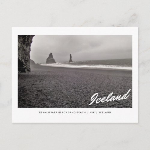 Postcard of Reynisfjara Black Sand Beach Iceland