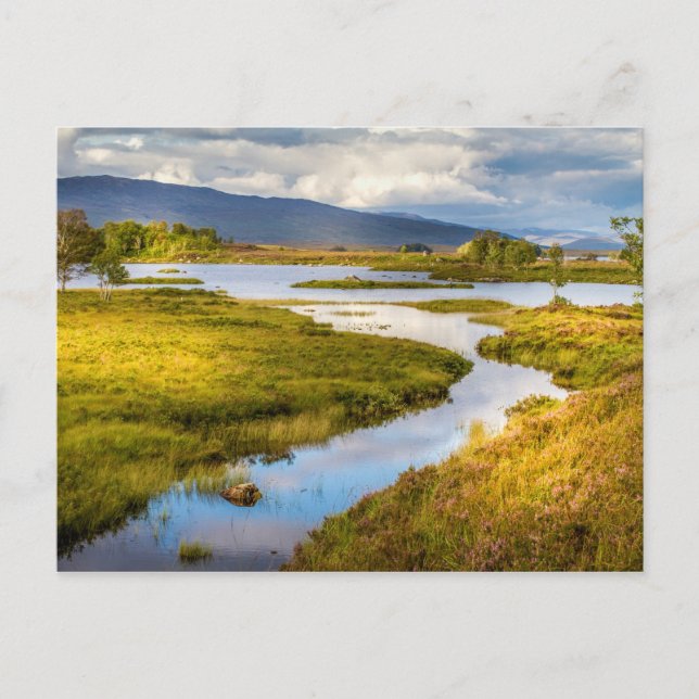 Postcard of Scottish Highlands landscape (Front)