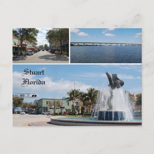 Postcard of Stuart Florida Sailfish Capital