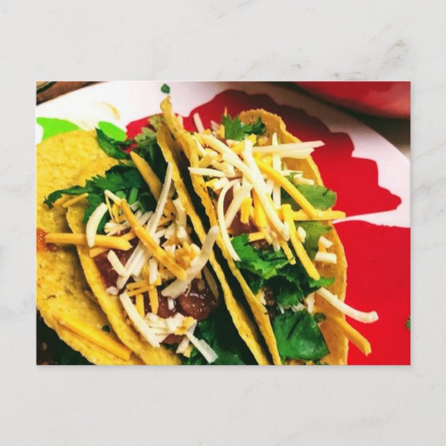 Postcard of Tacos (Front)