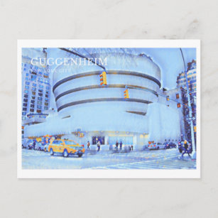 Postcard of the Guggenheim Museum, New York City