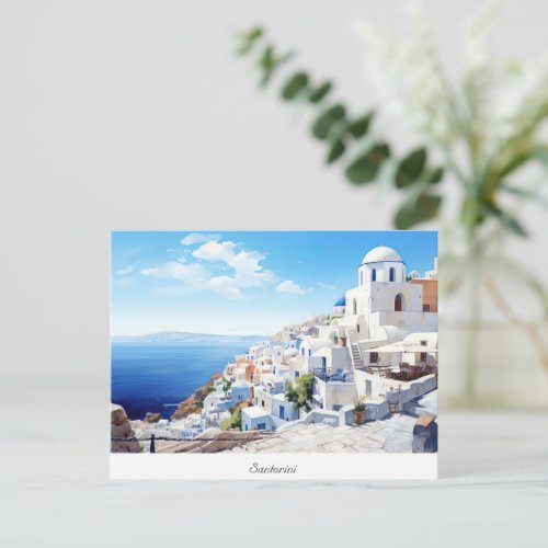 Postcard Oia Santorini