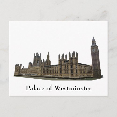 Postcard Palace of Westminster Postcard