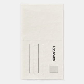 Postcard Paper Guest Towels