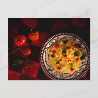 POSTCARD PASTA DISH WITH TOMATOES