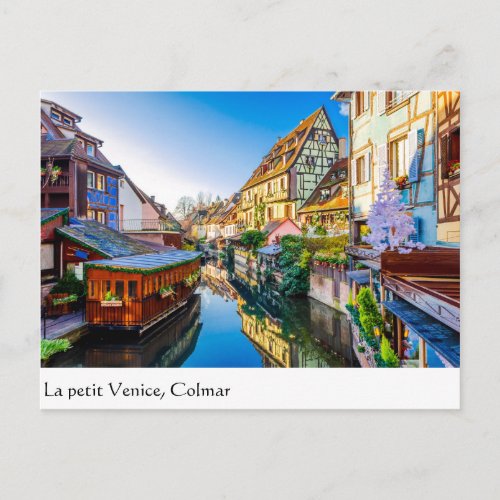 Postcard Petit Venice Colmar France