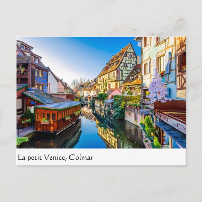 Postcard Petit Venice, Colmar France (Front)